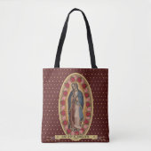 Onze dame van Guadalupe Santa Maria Virgin Tote Bag (Voorkant)