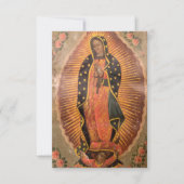 Onze dame van Guadalupe Save The Date (Voorkant)
