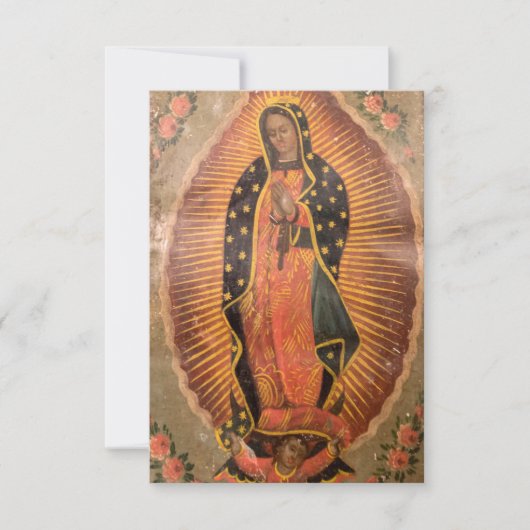 Onze dame van Guadalupe Save The Date (Voorkant)