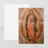 Onze dame van Guadalupe Save The Date (Voorkant / Achterkant)