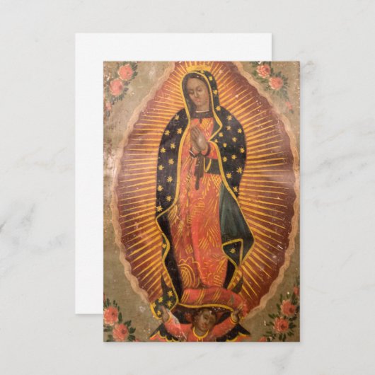 Onze dame van Guadalupe Save The Date (Voorkant / Achterkant)