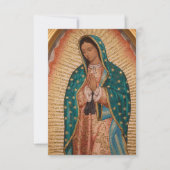Onze dame van Guadalupe Save The Date (Voorkant)