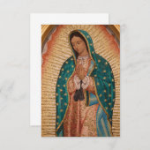 Onze dame van Guadalupe Save The Date (Voorkant / Achterkant)