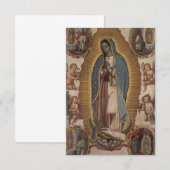 Onze dame van Guadalupe Save The Date (Voorkant / Achterkant)