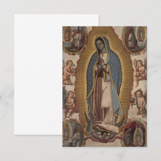 Onze dame van Guadalupe Save The Date (Voorkant / Achterkant)