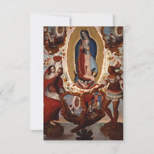 Onze dame van Guadalupe Save The Date (Voorkant)