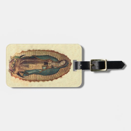 Onze dame van Guadalupe Senora Nuestra Bagagelabel (Voorkant horizontaal)