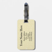 Onze dame van Guadalupe Senora Nuestra Bagagelabel (Achterkant verticaal)