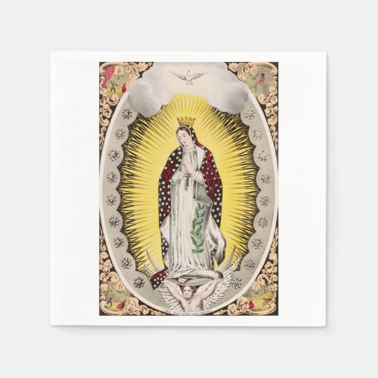 Onze dame van Guadalupe Servet (Voorkant)