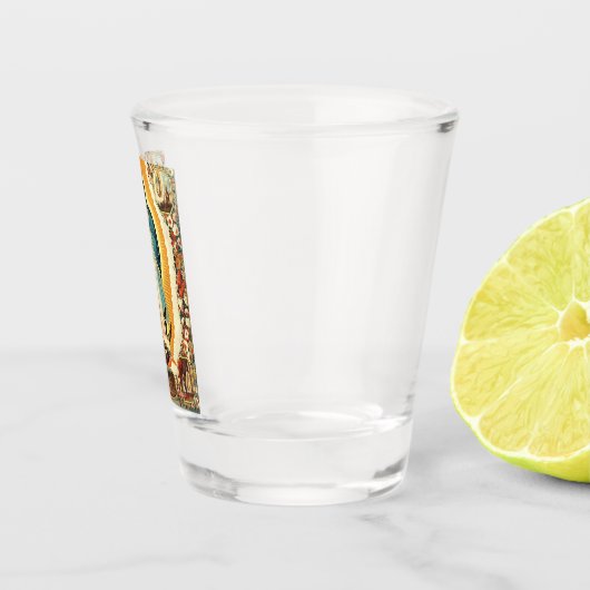 Onze dame van Guadalupe Shot Glas (Rechts)