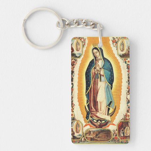 Onze dame van Guadalupe Sleutelhanger (Voorkant)