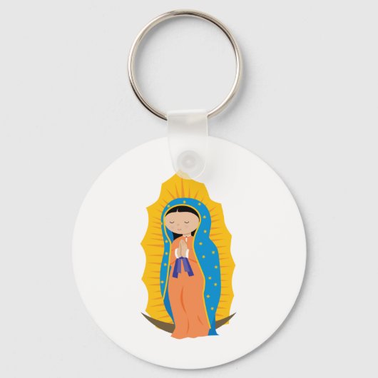 Onze dame van Guadalupe Sleutelhanger (Voorkant)