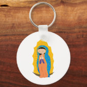 Onze dame van Guadalupe Sleutelhanger (Voorkant)