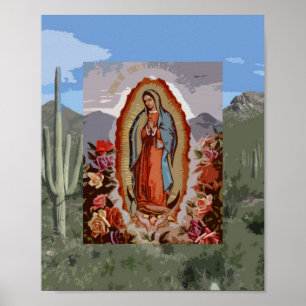 Onze dame van Guadalupe Sonoran Poster