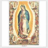 Onze dame van Guadalupe Sticker (Vel)