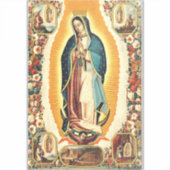 Onze dame van Guadalupe Sticker (Voorkant)