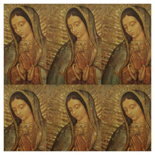 Onze dame van Guadalupe Stof (Swatch)