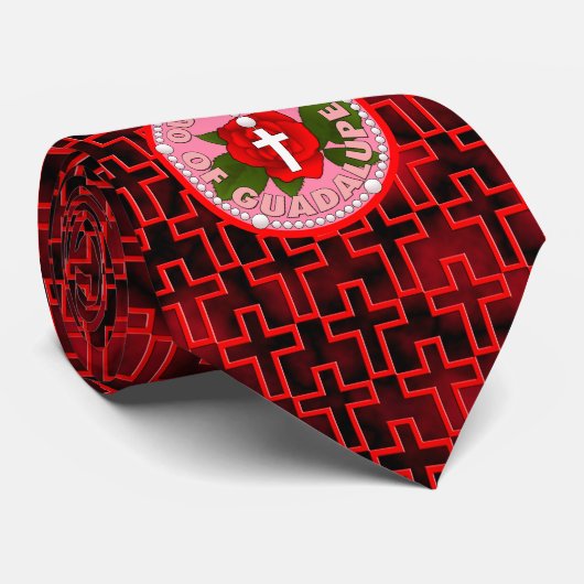 Onze dame van Guadalupe Stropdas (Opgerold)