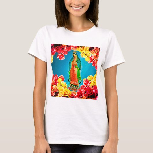 Onze dame van Guadalupe T-shirt (Voorkant)