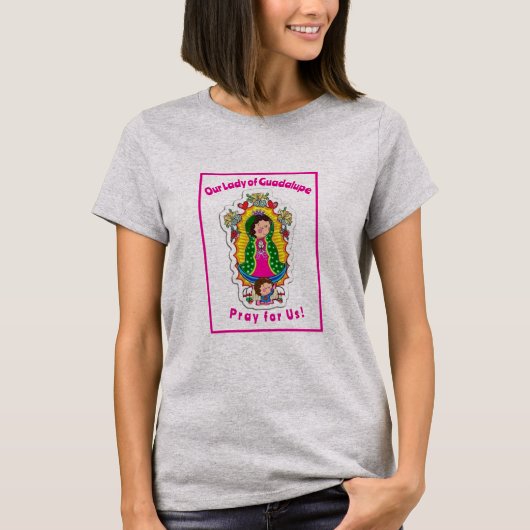 Onze dame van Guadalupe T-shirt (Voorkant)