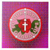 Onze dame van Guadalupe Tegeltje (Voorkant)