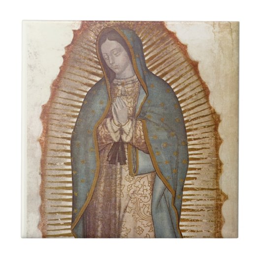 Onze dame van Guadalupe Tegeltje (Voorkant)