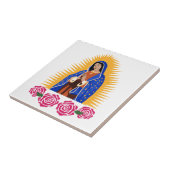 Onze dame van Guadalupe Tegeltje (Zijkant)