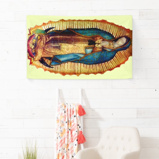 Onze dame van Guadalupe Tilma Virgin Mary Banner (Insitu)