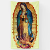 Onze dame van Guadalupe Tilma Virgin Mary Banner (Verticaal)