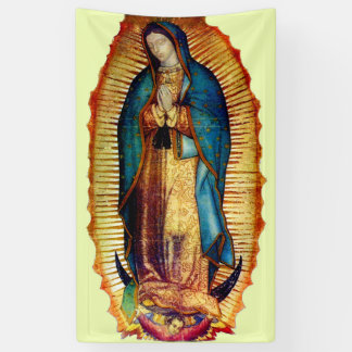 Onze dame van Guadalupe Tilma Virgin Mary Banner