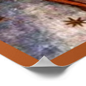 Onze dame van Guadalupe Tilma Virgin Mary Bust Poster (Hoek)