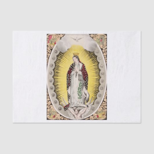Onze dame van Guadalupe Tissuepapier (Voorkant)
