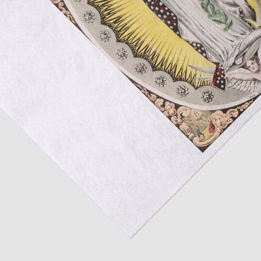 Onze dame van Guadalupe Tissuepapier (Detail)