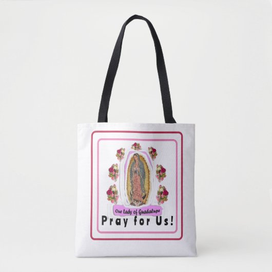 Onze dame van Guadalupe Tote Bag (Voorkant)
