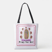 Onze dame van Guadalupe Tote Bag (Achterkant)