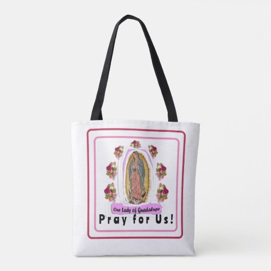 Onze dame van Guadalupe Tote Bag (Achterkant)