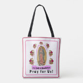 Onze dame van Guadalupe Tote Bag (Achterkant)