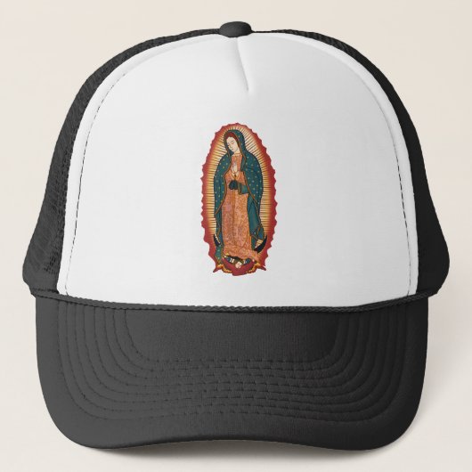 Onze dame van Guadalupe Trucker Pet (Voorkant)