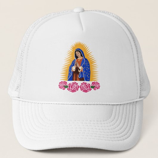 Onze dame van Guadalupe Trucker Pet (Voorkant)