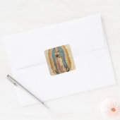 Onze dame van Guadalupe Vierkante Sticker (Envelop)