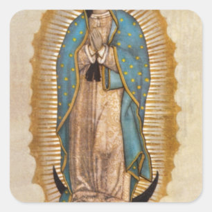 Onze dame van Guadalupe Vierkante Sticker