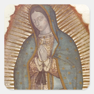 Onze dame van Guadalupe Vierkante Sticker
