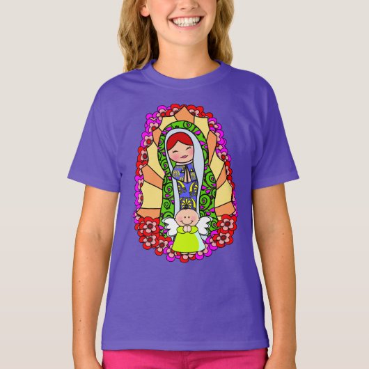 Onze dame van Guadalupe, VIRGIN VAN GUADALUPE T-shirt (Voorkant)