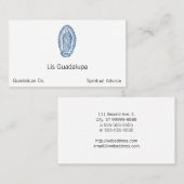 Onze dame van Guadalupe Visitekaartje (Voorkant / Achterkant)