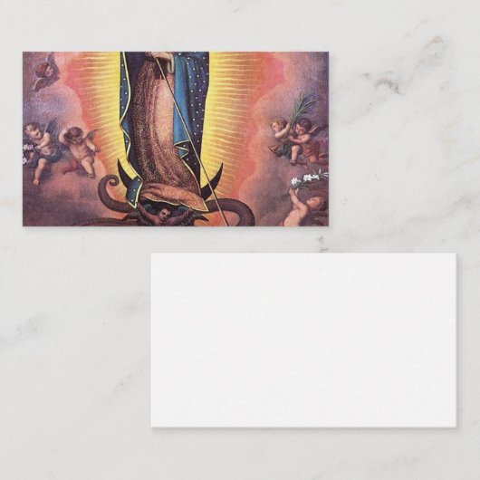 Onze dame van Guadalupe Visitekaartje (Voorkant / Achterkant)