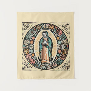 Onze dame van Guadalupe Wandkleed