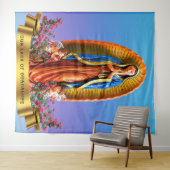 Onze dame van Guadalupe Wandkleed (In Situ (horizontaal))