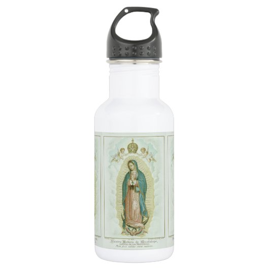 Onze dame van Guadalupe Waterfles (Voorkant)