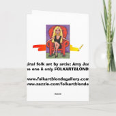 Onze Dame van Guadalupe - wenskaart Kaart (Achterkant)