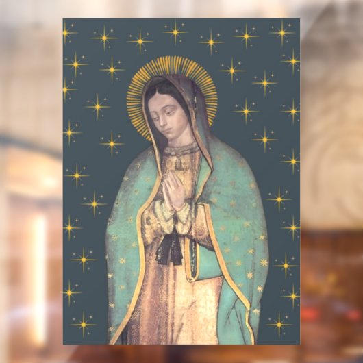Onze dame van Guadalupe Window Cling Decal (Vel 2)